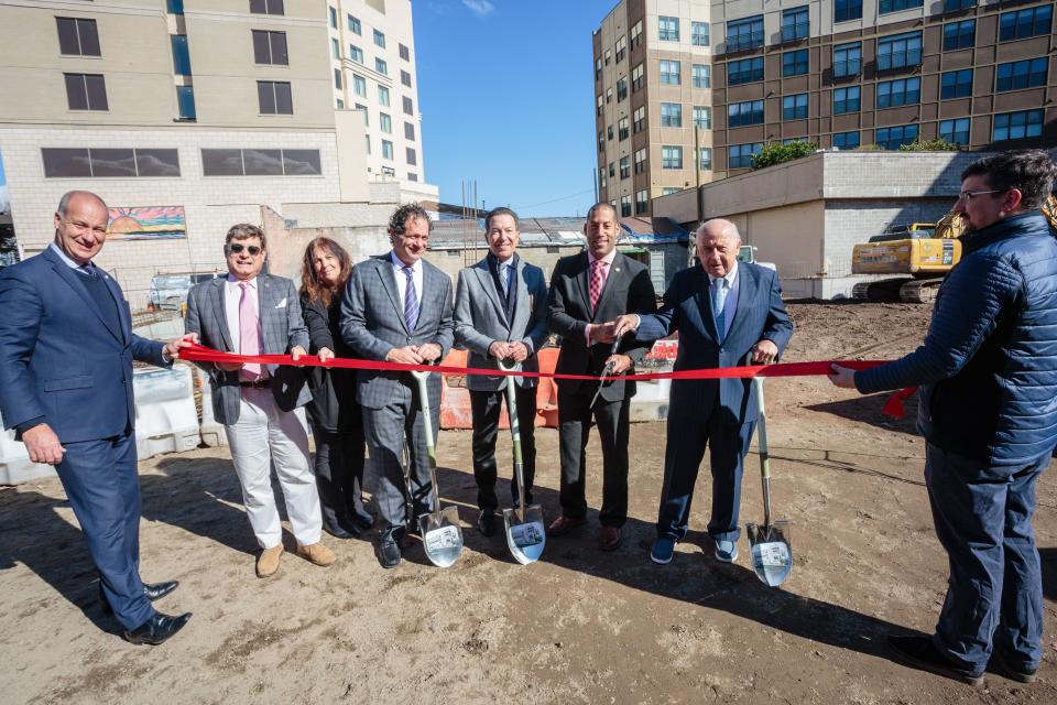 Montclair's MC Residences, located between the MC Hotel, a 5 story parking deck and Valley & Bloom apartments, will contain 40 apartments and a food hall.