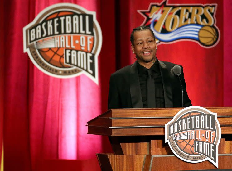 Allen Iverson is scheduled to appear Wednesday at a news conference in New York for the BIG3. (Getty Images)