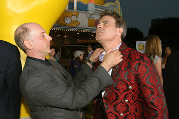 Dan Castellaneta and director David Silverman at the Los Angeles premiere of 20th Century Fox's The Simpsons Movie