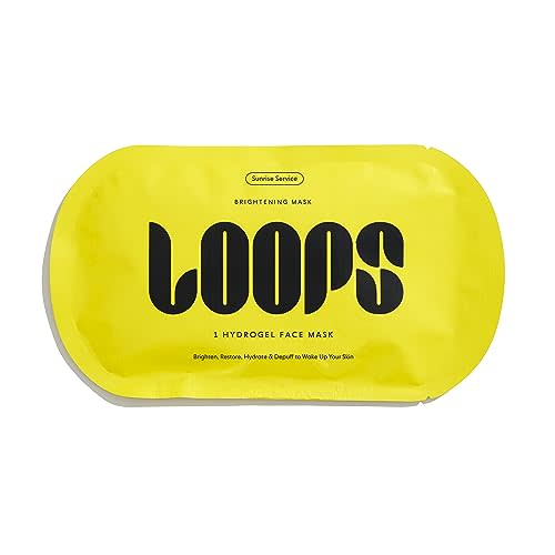 LOOPS Sunrise Service Brightening Hydrogel Face Mask