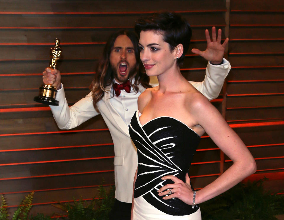Jared Leto 'bombs Anne Hathaway