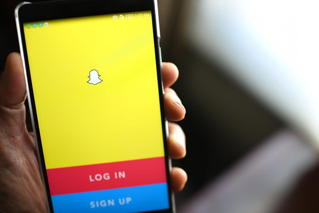 The owner of Snapchat is expanding its office size in London  (AFP/Getty Images)