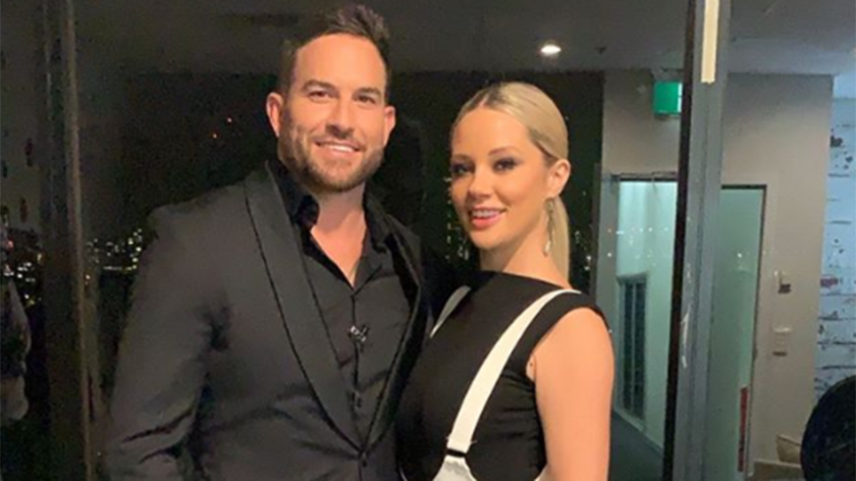 Married At First Sight's Dan Webb and Jessika Power. Photo: Channel Nine 