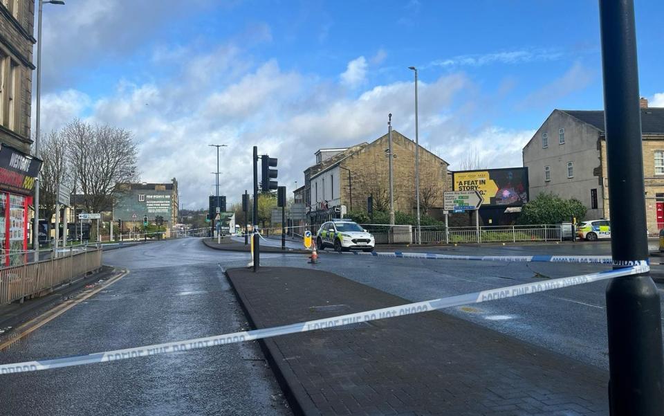 The victim was attacked in the Westgate area of Bradford