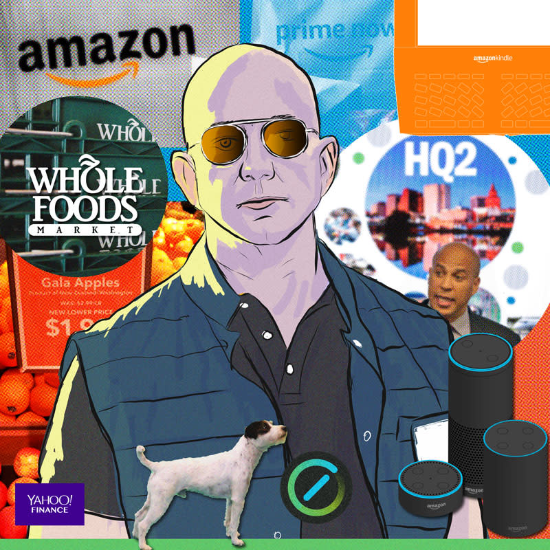 Amazon has had quite the year, which is why Yahoo Finance’s editors selected the Seattle tech giant as 2017’s Company of the Year. Credit: David Foster/Yahoo Finance