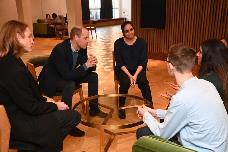 The Duke of Cambridge during a visit BAFTA in London to mark the re-opening of its headquarters (PA)