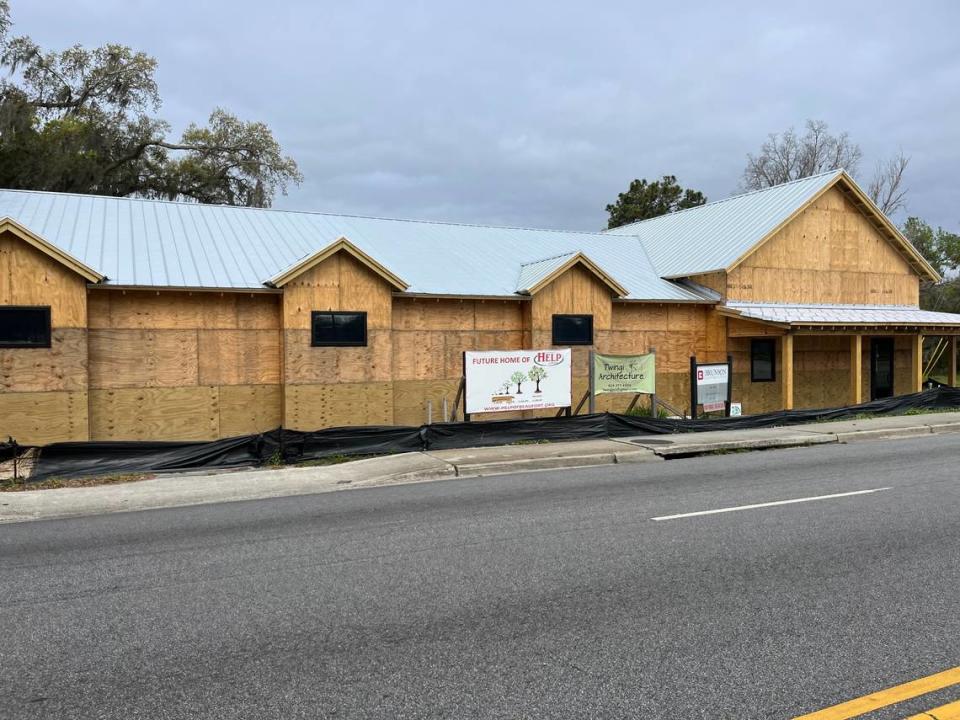 HELP of Beaufort, which has been providing food, clothing and short-term assistance to those in need for 50 years, is getting its first permanent building, which is under construction on Ribaut Road.