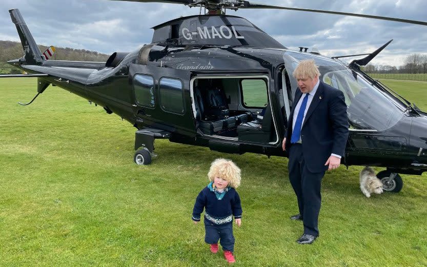 Boris and Carrie Johnson reveal unseen pictures of their children