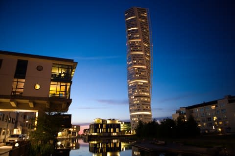 The Turning Torso building in Malmo - Credit: Getty