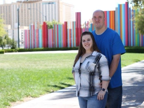 Jessica DuPreez and Micheal Freedy at The Smiths Center for the Performing Arts in Las Vegas, Nevada.