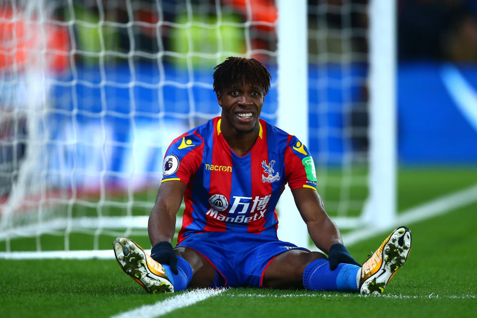 Wilf Zaha missed out on the World Cup with Ivory Coast