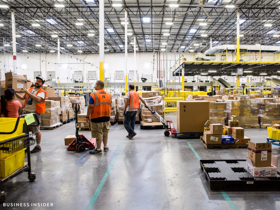 Amazon warehouse, New Jersey