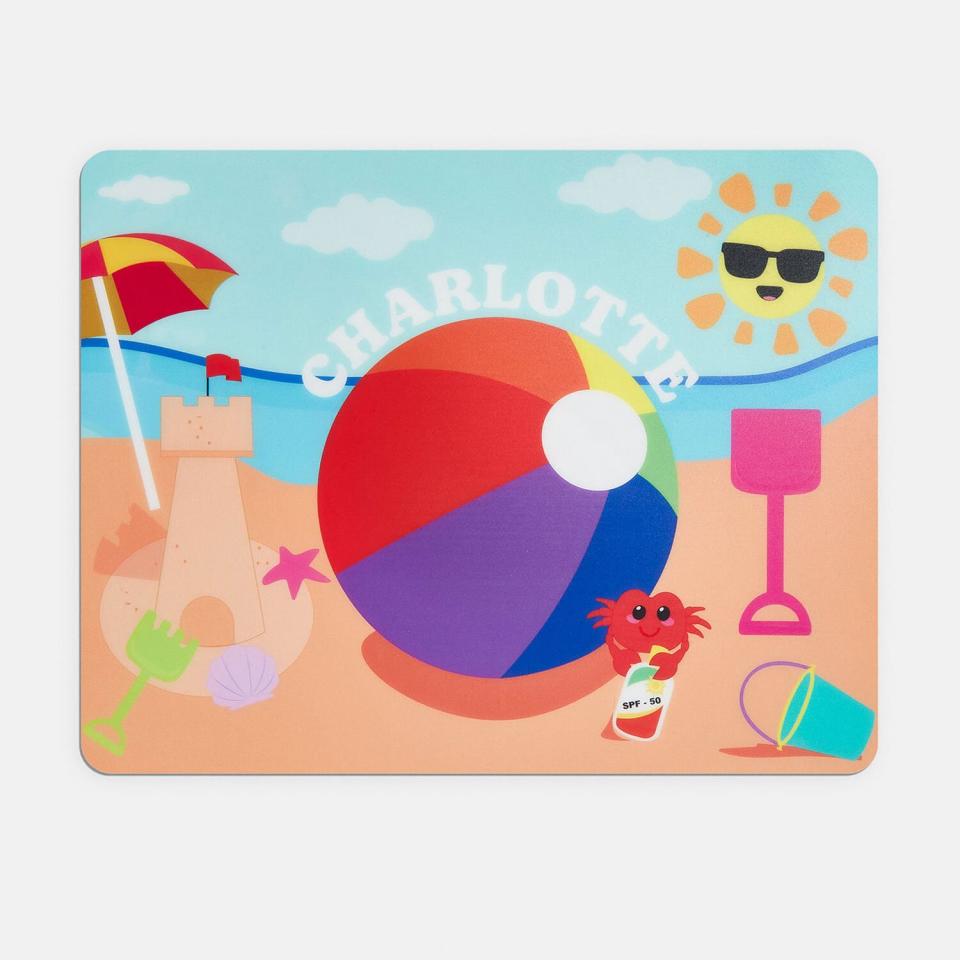 Beach Day Kids' Custom Placemat