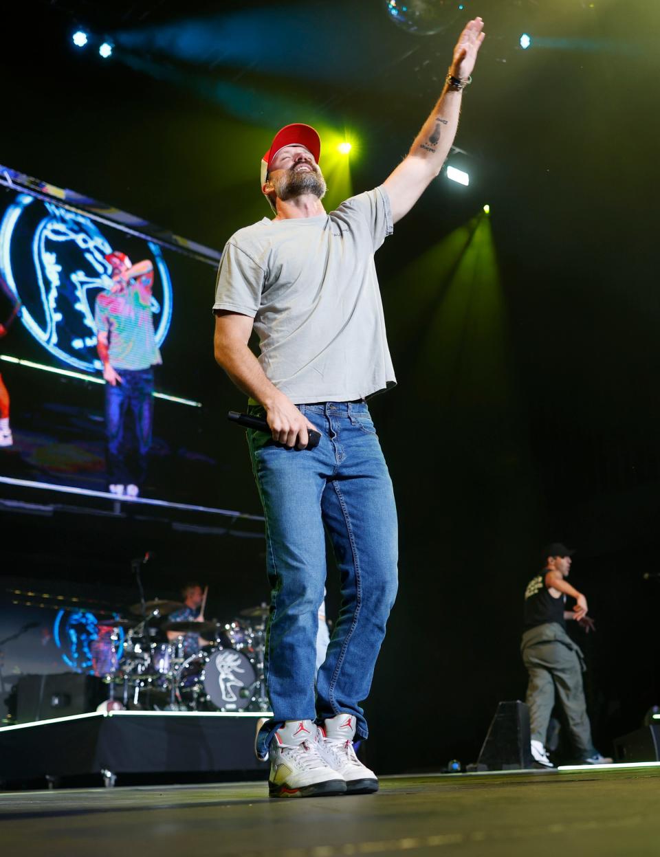 Walker Hayes performs in 2023 at Ascend Amphitheater in Nashville.