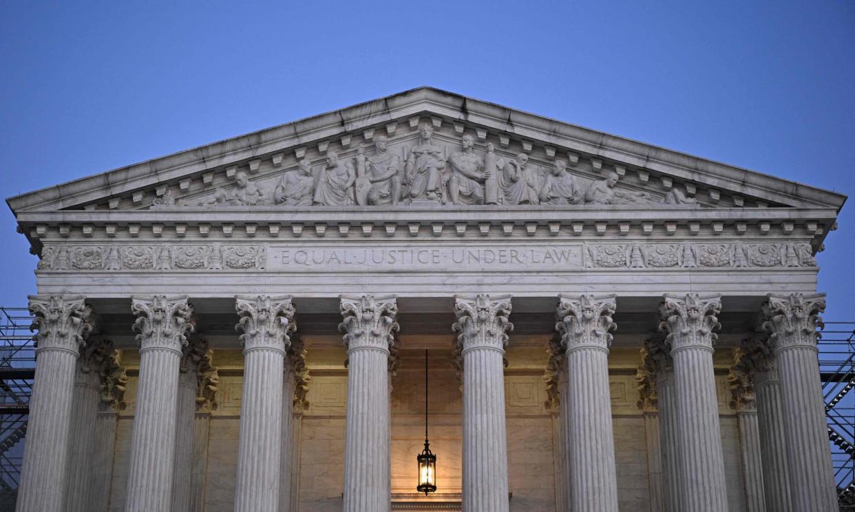 <span>The US supreme court in Washington DC.</span><span>Photograph: Mandel Ngan/AFP/Getty Images</span>