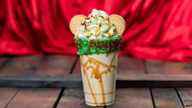 <p>Dulce de Leche Mickey Mouse Shake from Schmoozies! at Disney California Adventure Park</p><p>Disney</p>