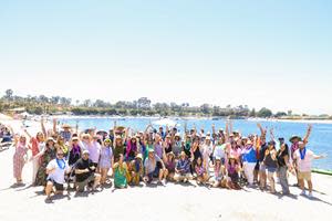 Tri Pointe Homes team members demonstrate their team spirit during the company’s Family Fun Day in Newport Beach CA, one month ahead of being named to the PEOPLE Companies That Care® List for the first time