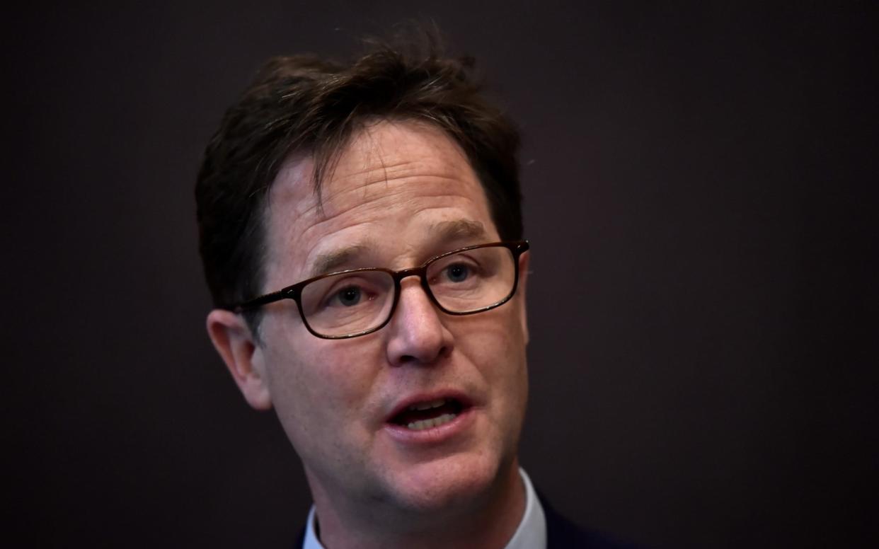 Sir Nick Clegg said Facebook and Instagram's size made them difficult 'to police' - REUTERS