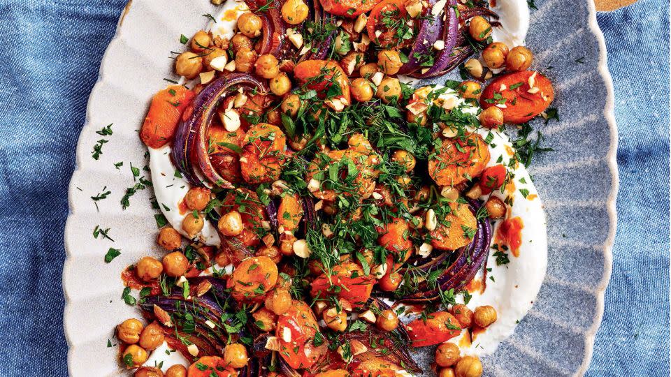 Caroline Chambers' Harissa Roasted Veggies demonstrates how you can add some flavor to your dishes once you have cooked your veggies right. - Eva Kolenko