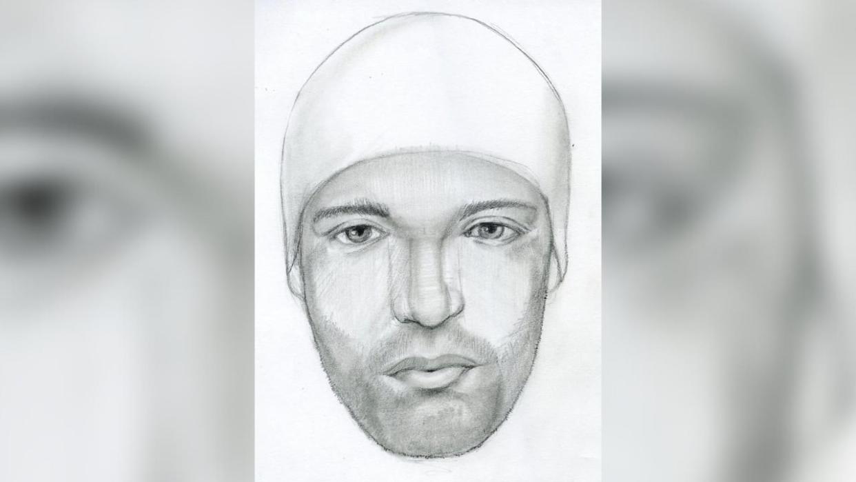 Vancouver police have released this composite sketch of a man who they say posed as the parent of a five-year-old girl. (Vancouver Police Department - image credit)