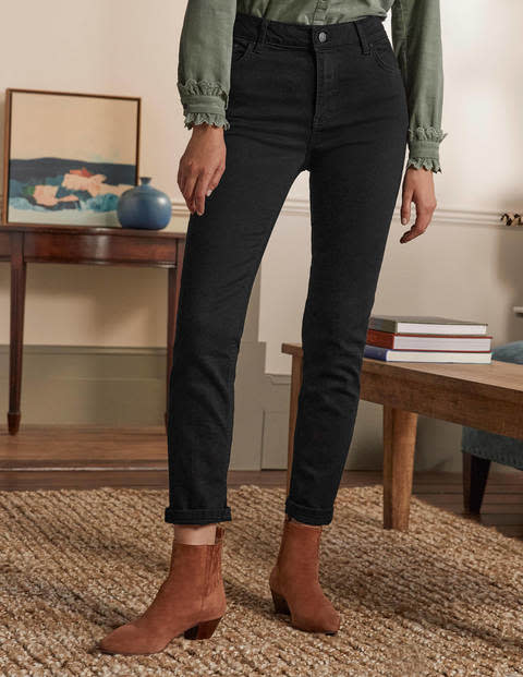 These affordable jeans look great paired with ankle boots for autumn. (Boden)