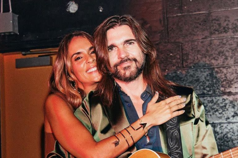 Juanes y su esposa, Karen Cecilia Martínez (Foto: Instagram/@lachechi)