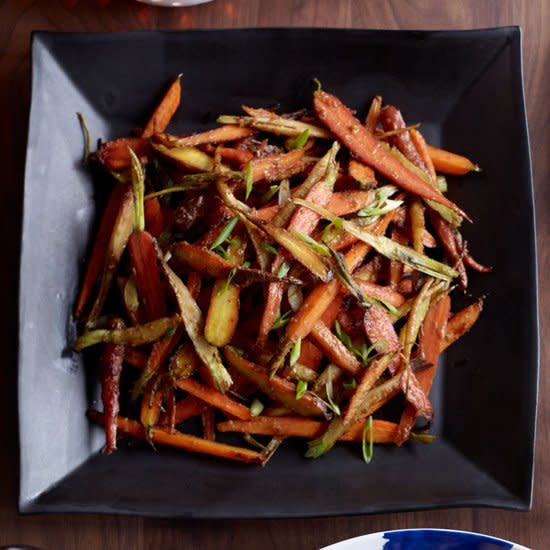 Red-Miso-Glazed Carrots