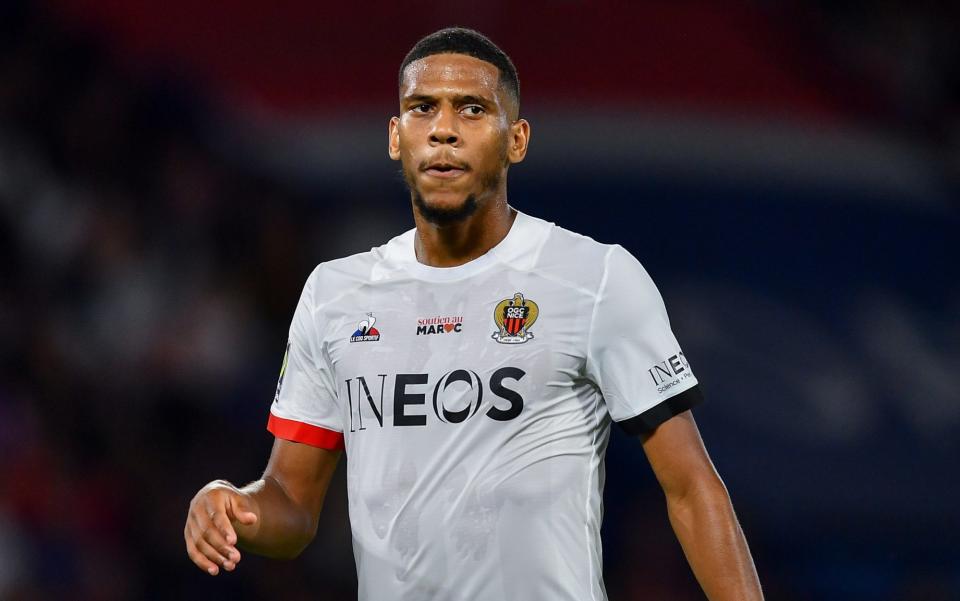 Jean Clair Todibo looks on against Paris Saint-Germain