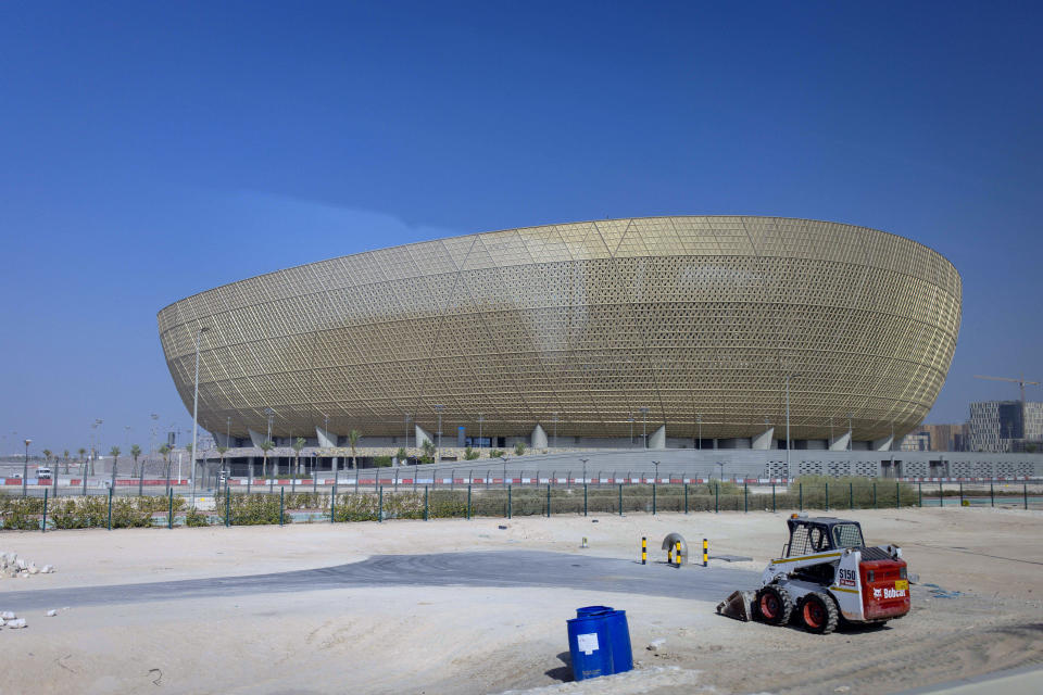 El impresionante estadio de 80.000 asientos con aire acondicionado en Lusail, Catar, el 13 de junio de 2022. (Tasneem Alsultan/The New York Times)
