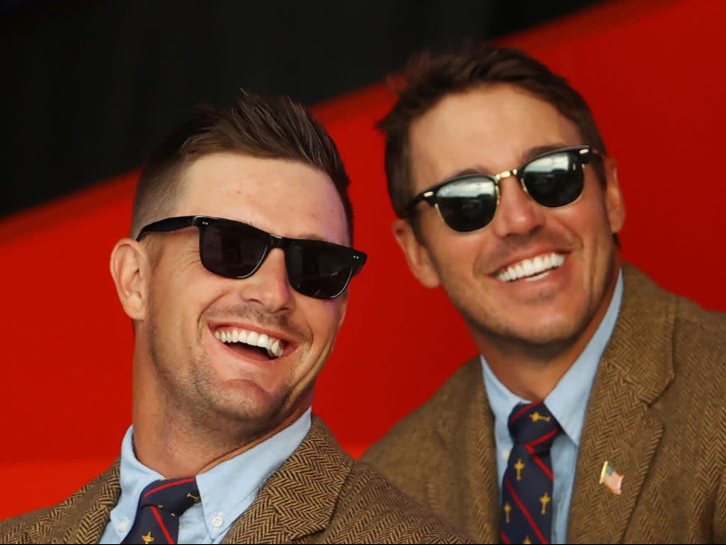 Bryson DeChambeau and Brooks Koepka at the Ryder Cup opening ceremony  (Getty Images)