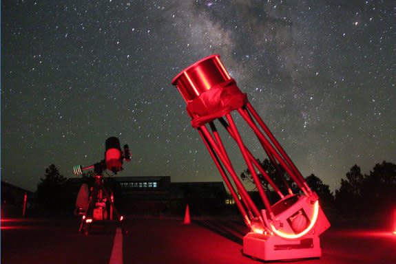 Scopes peer skyward at the 2013 Grand Canyon Star Party.