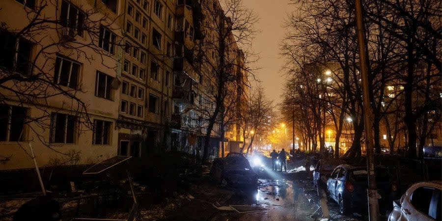Consequences of the occupiers' attack on Kyiv