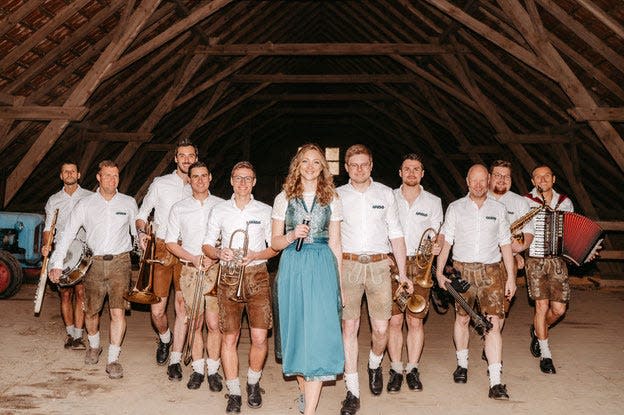 The good time party band from outside Munich, Heldensteiner Heubodnblosn will perform all six dates of Oktoberfest at the American German Club of the Palm Beaches.
