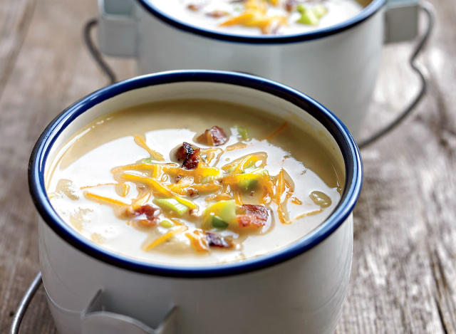 Slow Cooker Loaded Potato Soup - Cooking Classy