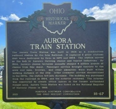 Aurora’s 6th Ohio Historical Marker