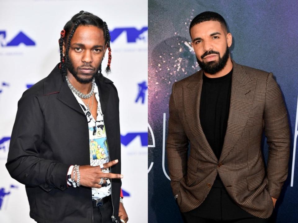 Kendrick and Drake have been trading barbs for months (Getty Images)