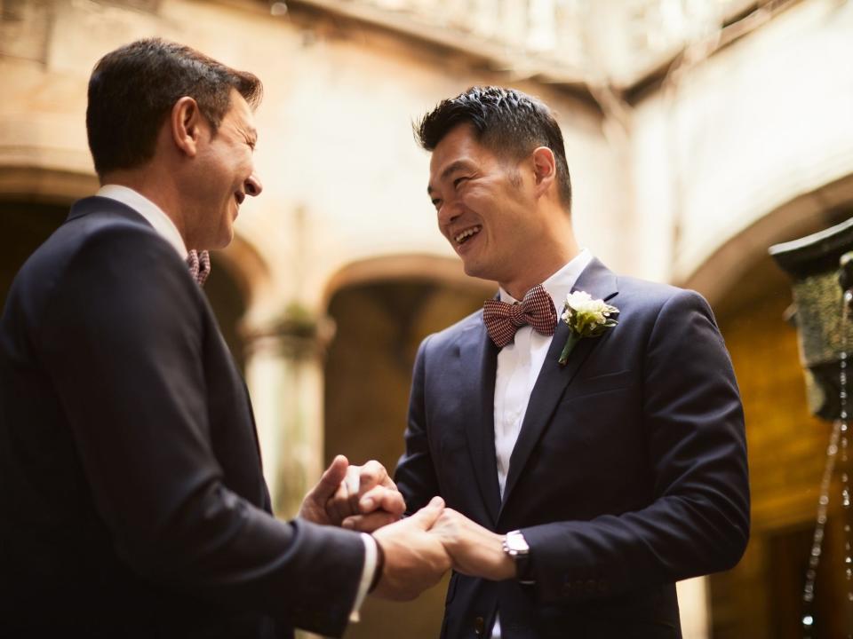 lgbt couple wedding