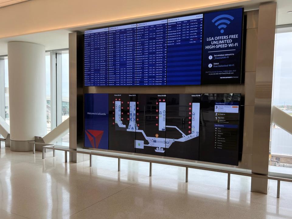 Delta Air Lines' new Terminal C at LaGuardia Airport.