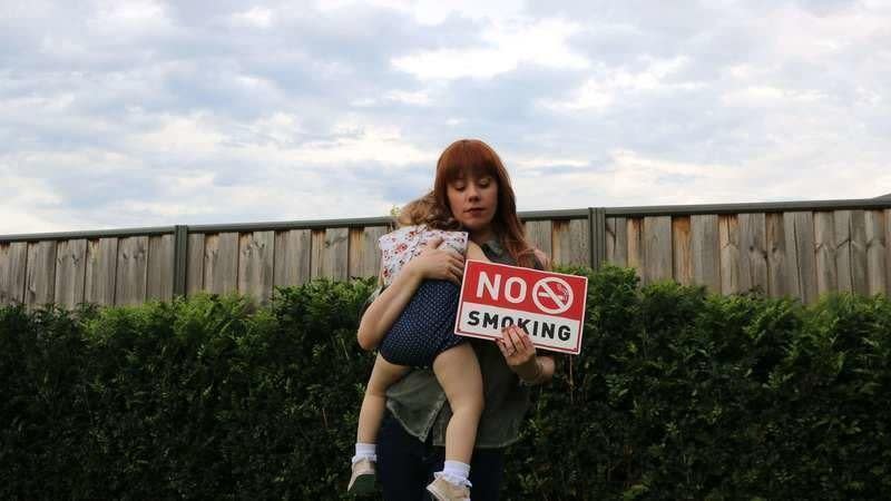 Nina Belle wants the NSW government to place a ban on smoking around kids. Photo: Change.org