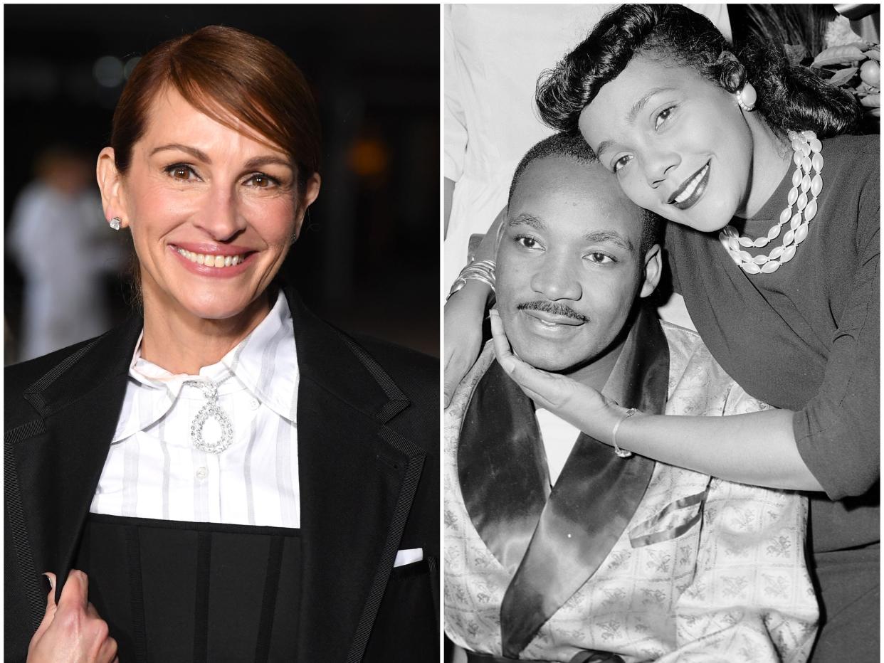 Julia Roberts reveals Martin Luther King Jr. and his wife Coretta Scott King helped pay for her birth