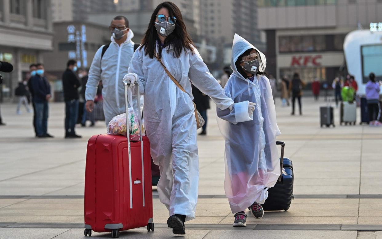 The study took samples from 30 sites across Wuhan, the Chinese city in which coronavirus was first reported - AFP