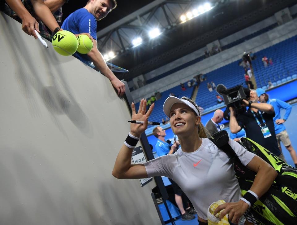 Genie Bouchard durchläuft derzeit ein sportliches Tief. (Bild: Getty Images)