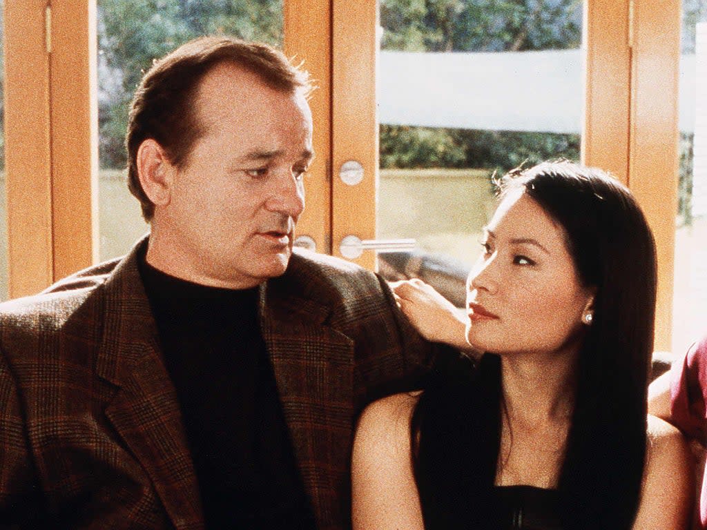 Pelea fuera de cámara: Bill Murray y Lucy Liu en 'Los ángeles de Charlie' (Darren Michaels/Columbia/Kobal/Shutterstock)