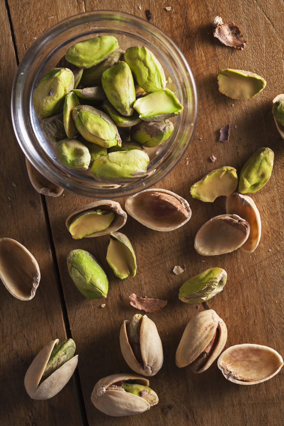 90 percent of the fats found in pistachios are the beneficial mono- and polyunsaturated type. Photo: Getty Images