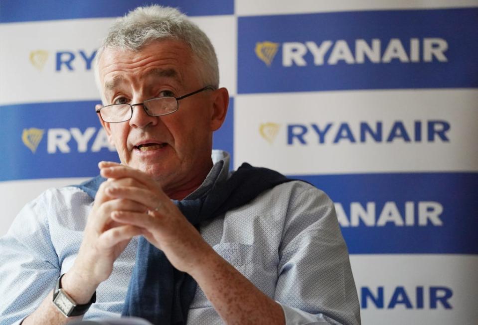 Ryanair boss Michael O’Leary    (PA Wire)