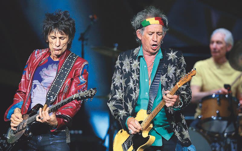 keith richards and ronnie wood - Graham Denholm/WireImage