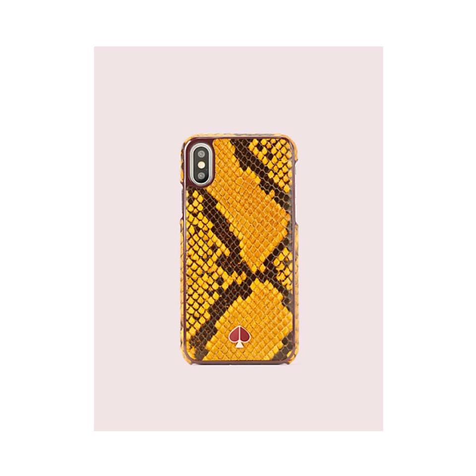 Snake-Embossed iPhone XS Case