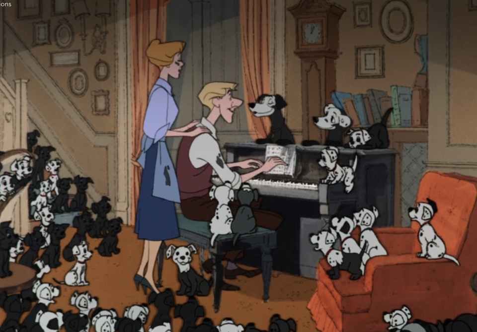 Screenshot from "101 Dalmatians"