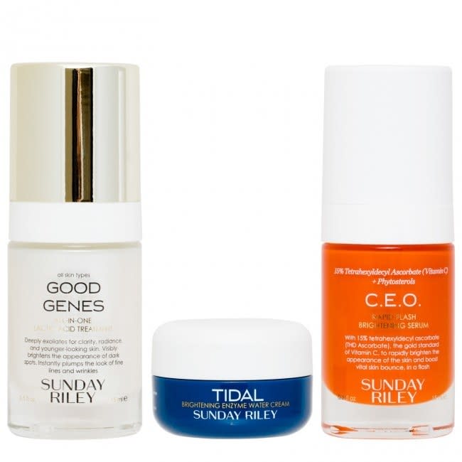 Sunday Riley Bright Young Thing Visible Skin Brightening Kit, $90