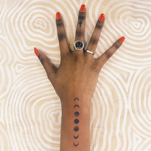 <p>The phases of the moon are a gorgeous tattoo that looks beautiful on any part of your body, from your arm to your rib cage to even your spine. </p><p><a href="https://www.instagram.com/p/BaIuQDyg2BY/" rel="nofollow noopener" target="_blank" data-ylk="slk:See the original post on Instagram;elm:context_link;itc:0;sec:content-canvas" class="link ">See the original post on Instagram</a></p>